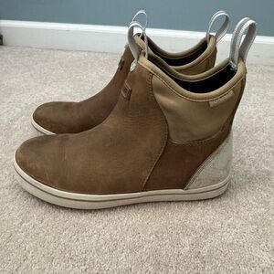 Brown Leather Ankle Boots